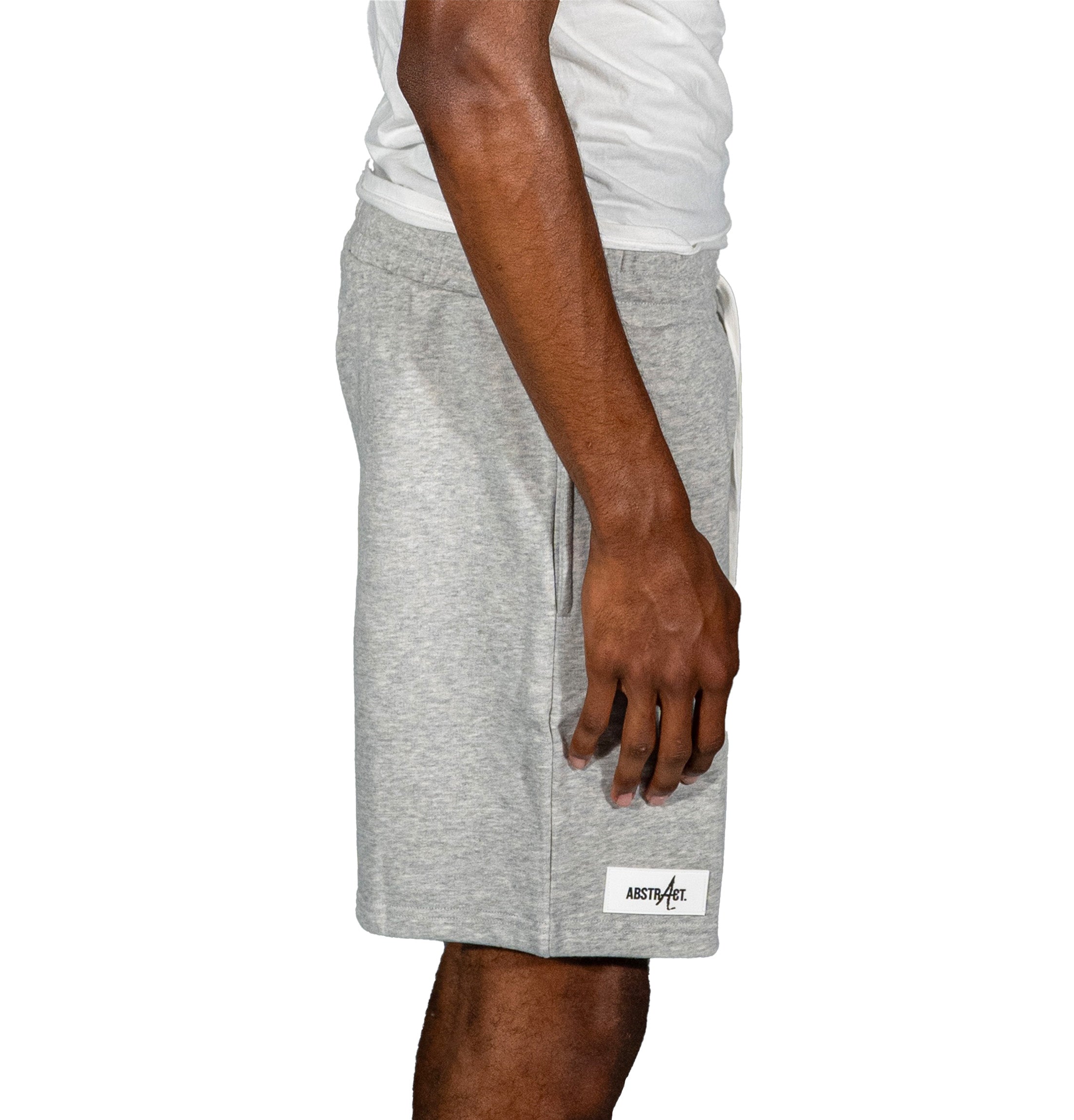 Grey Abstract Shorts