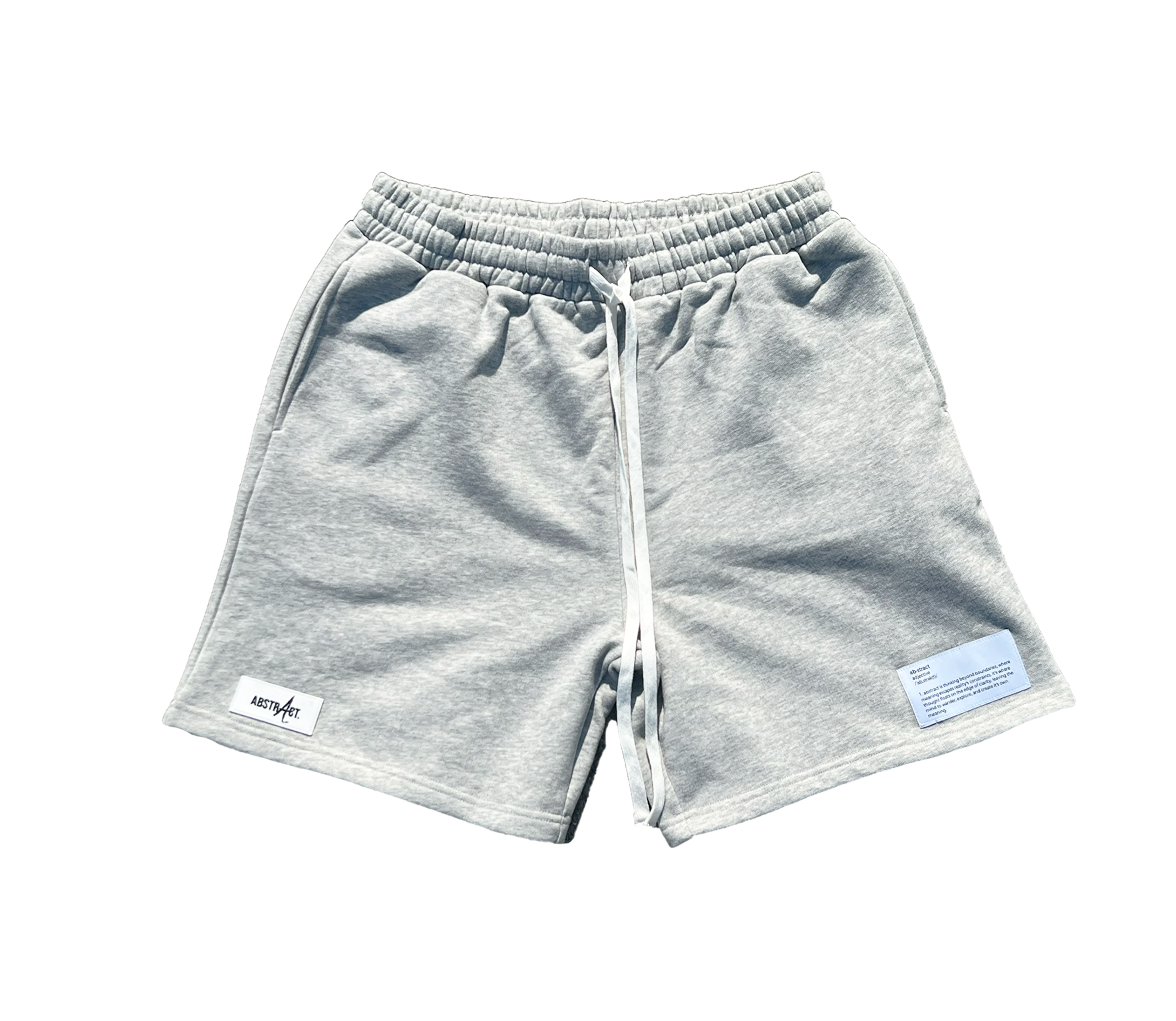 Grey Abstract Shorts